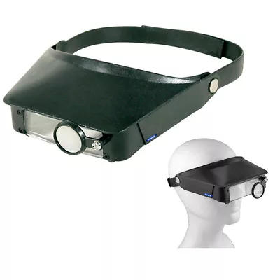 Three Lens Multi Magnifier Head Band Loupe Visor Jewelry Watchmakers Repair Tool • $13.98