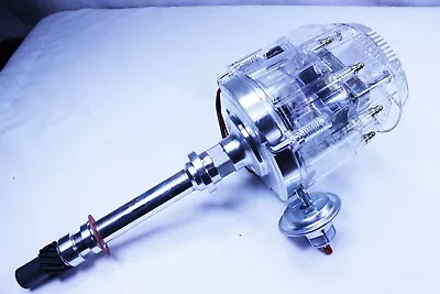 SBC BBC Chevy 305 350 454 V8's HEI Distributor W/Clear Cap 65k 65000 Volt • $54.68