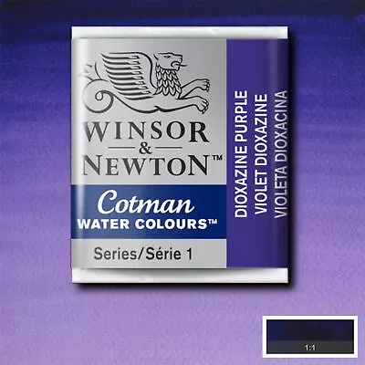 £3.48 • Buy Winsor & Newton Cotman Watercolour Half Pan - Dioxazine Purple