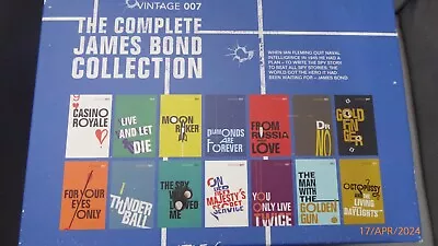 Vintage 007 The Complete James Bond Collection 14 Books Slipcase Fleming - W72 • £30