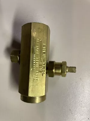 PNEU-TROL F-20-B Brass Control Valve • $9.99