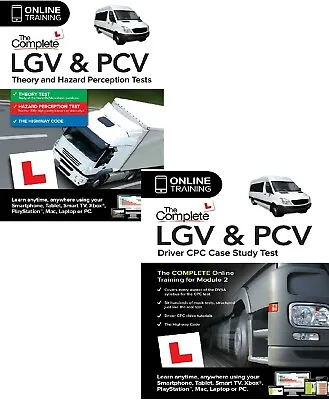 2024 Complete Lgv & Pcv Theory Hazard & Driver Cpc Case Study Tests Same Day Key • £28