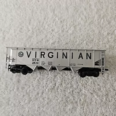HO Scale Tyco Virginian Hopper 4 Bay Silver Freight Car Train • $7.25