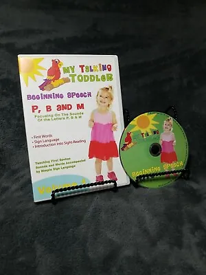 My Talking Toddler: Beginning Speech - DVD First Words Sign Language Sight-Read • $4.24