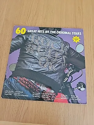 Rock Rules OK 60 Great Hits By The Original Stars Triple Vinyl Album  • £0.30