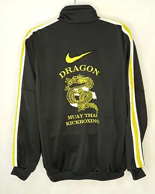 Vintage Nike Muay Thai Kickboxing Martial Arts Zip Track Jacket (XL) • $42.68