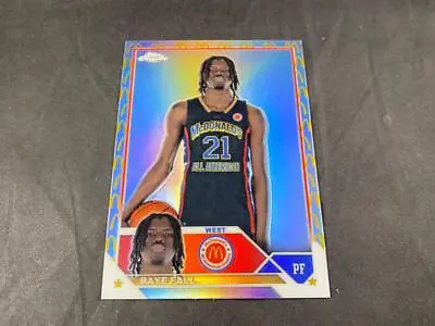 2023 Topps Chrome Mcdonald's All American Baye Fall Golden Arches Refractor • $4.99