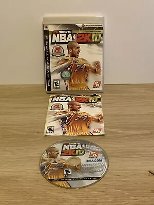 PS3 - NBA 2K10 - KOBE BRYANT COVER - 10th Anniversary Edition - Complete • $14.95