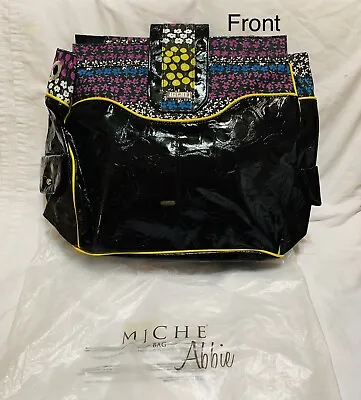 Miche Prima Shell Abbie -faux Leather Black & Floral New • $24