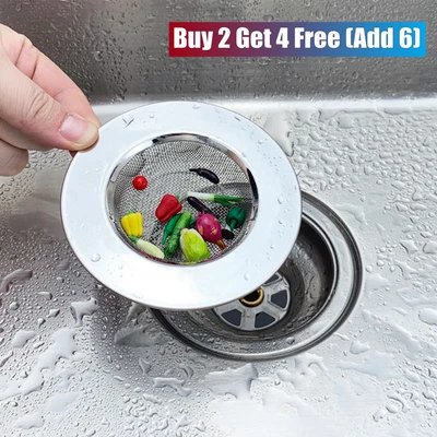 £2.78 • Buy Stainless Steel Sink Bath Plug Hole Strainer Drainer Basin Hair Trap Cover