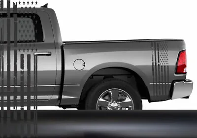 US Flag Decal Graphic Sticker Truck Bed Sides For Ford Ram Chevy Any Universal • $32.97