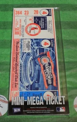 1967 World Series St. Louis Cardinals Mini Mega Ticket MLB Licensed • $21.99