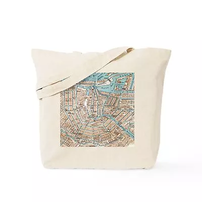 CafePress Vintage Map Of Amsterdam (1905) Tote Bag (1291374268) • $10.99