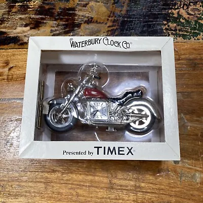 Vintage Waterbury Clock Co. Motorcycle Clock Presented By Timex Package Wear • $37.06