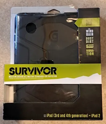 NOS Griffin Survivor Hard AT Military Duty Case IPad 2 Cover 3rd & 4th Gen NEW • $19.99
