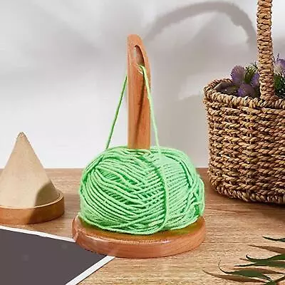 Yarn Ball Holder Revolving Stand Vertical Yarn Winder Wool • £13.44