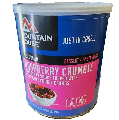 Mountain House Foods Raspberry Crumble 10 Can - Freeze Dried - Best By 2041 • $49.95