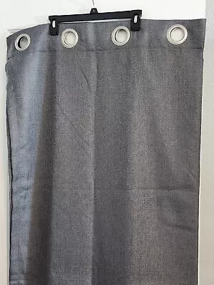 Grey Blackout Curtains 2 Panels With Metal Rings (52 Inchx84 Inch) - From Costco • $14.99