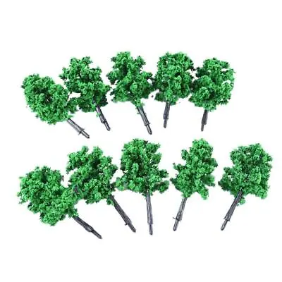 10pcs Model Trees Miniature Landscape Scenery Train • £4.12