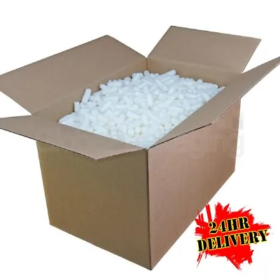 6 Cubic Foot Ft Of ECOFLO Biodegradable Loose Void Fill Packing Peanuts *24HRS* • £13.98