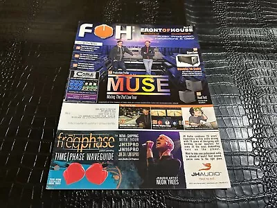 MARCH 2013 FOH - FRONT OF HOUSE Sound Magazine - MUSE • $12