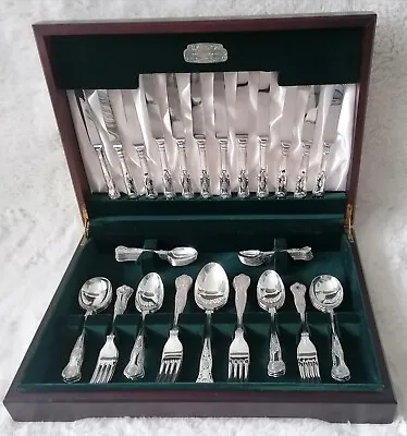 ELKINGTON Sheffield Silver Service 50 Piece Canteen Of Cutlery With Certificate  • £179.99