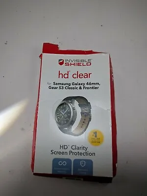 ZAGG InvisibleShield HD Screen Protector Samsung Gear S3 Classic & Frontier • $6.99