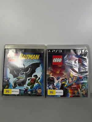 Lego Batman The Video Game & The Lego Movie Games 2 Pack Bundle PS3 Play Station • $27.29