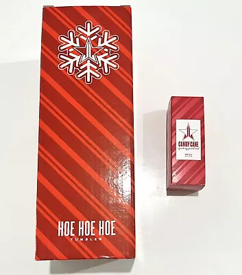 Jeffree Star Cosmetics HOE HOE HOE Metal Tumbler + CANDY CANE Facial Mist New • $80