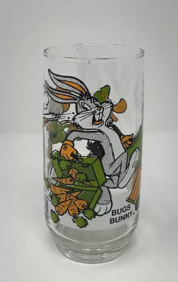 Vintage Pepsi Looney Toons Collector's Series Bugs Bunny Elmer Fudd Glass 1979 • $15