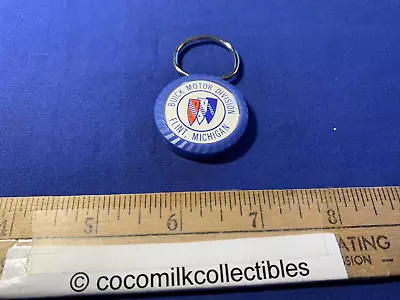 Vintage Key Chain Buick Motor Division Flint MI 3 Shield Crest Auto Dealership • $18.99