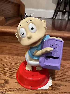 Vintage 1999 Viacom Rugrats Tommy Reptar Crunch Disc Shooter Toy • $5.99