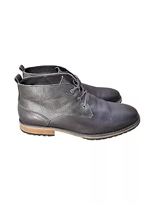 Marc New York By Andrew Marc Mens Nykanel Lace Up Chukka Boot Black Sz 12 • $12.97