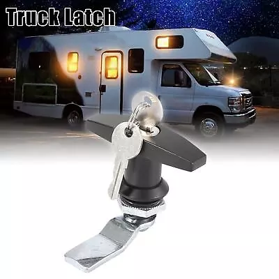 T Shaped Handle Door Lock Latch W/ Keys Truck Trailer Cabinet Tool Box Lock • $12.79