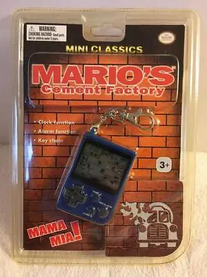 Nintendo Mini Classics Mario's C.F.  Cement Factory Keychain Retro Game Watch • $142.50