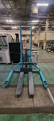 1000kg Manual Lift Hand Hydraulic Pallet Stacker Truck Forklift Ameise Jungheinr • £975