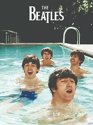 Beatles  Miami In Pool 18x24 Poster Free Shipping • $9.99