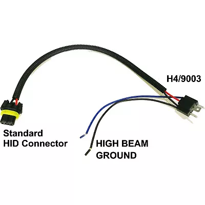 H4 9003 Wire Harness Adapter Adaptor Input Plug Cable Headlight Connector  1 • $6.26