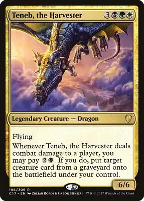 Teneb The Harvester [Commander 2017] Magic MTG • $1.85