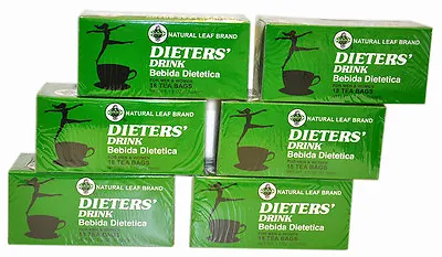 £28.90 • Buy 6 BOXES OF Dieters' Drink Bebida Dietetica Natural Leaf Brand Dieters108 Tea Bag