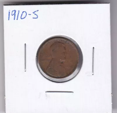 1910-S Lincoln Cent • $3.25