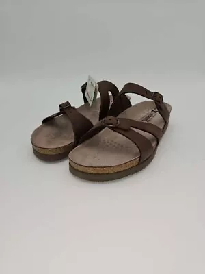 Mephisto Hannel Dark Brown Scratch Comfort Sandal Women's Sizes 11 • $109.95