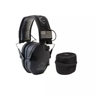 Walkers Game Ear Razor Muffs Black Patriot Version With Protective Case • $59.99