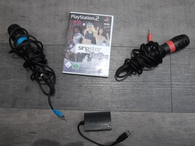 £16.99 • Buy Sing Star Rock Ballads With Microphones & Use Converter - Sony Playstation 2 Ps2