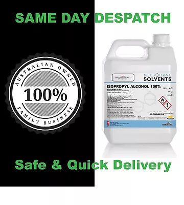 $23.99 • Buy IsoPropyl Alcohol, 5L 100% IsoPropanol, IPA, Rubbing Alcohol, FREE PICKUP