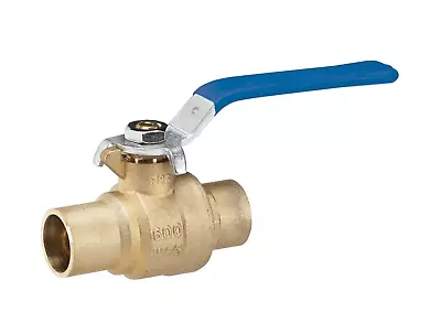 Milwaukee Valve 3/4 Inch Lead Free Brass Industrial Solder X Sweat Ball Valve • $16.19