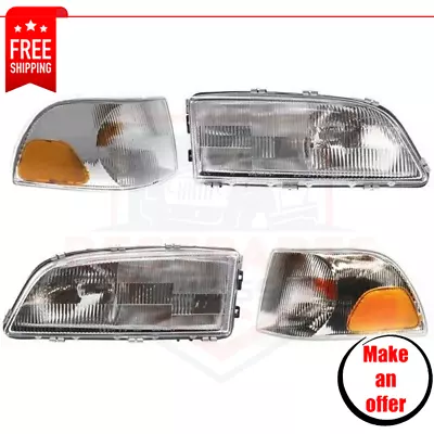 Corner Lights And Headlights 4 Pc For 1998-2001 Volvo C70 Base Coupe/Convertible • $322.34