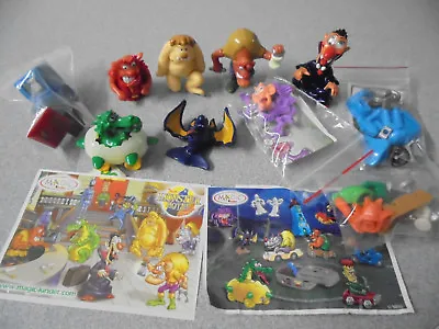 Kinder Surprise Toys 2005  Monster Hotel 1 & 2 Quasimo Dracool Wolfy Mummy Yeti • $25