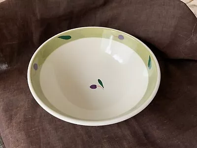 Vintage Maxam Olives Italy Large Pasta Serving Bowl 12  Hand Painted • $24