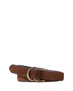 Polo Ralph Lauren Mens Suede Dring Casual Belt Brown Small • $58.65